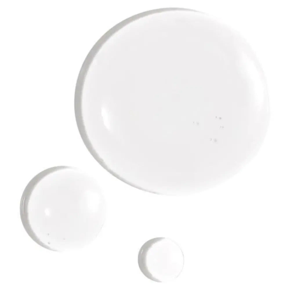 Texture shot of a rose hyaluronic acid anti-ageing serum highlighting lightweight, hydrating gel consistency