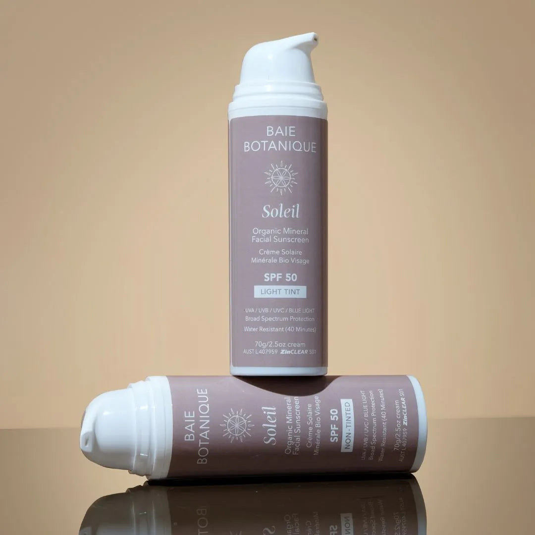 Baie Botanique Soleil Facial Sunscreen Sunscreen Baie Botanique™ | Organic and Vegan Skincare