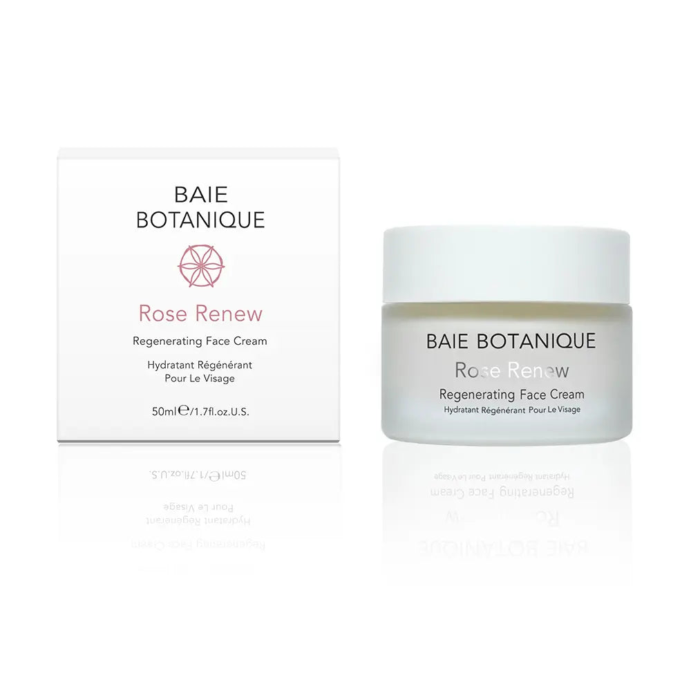 Rose Renew Face Cream Moisturiser Baie Botanique 50ml 