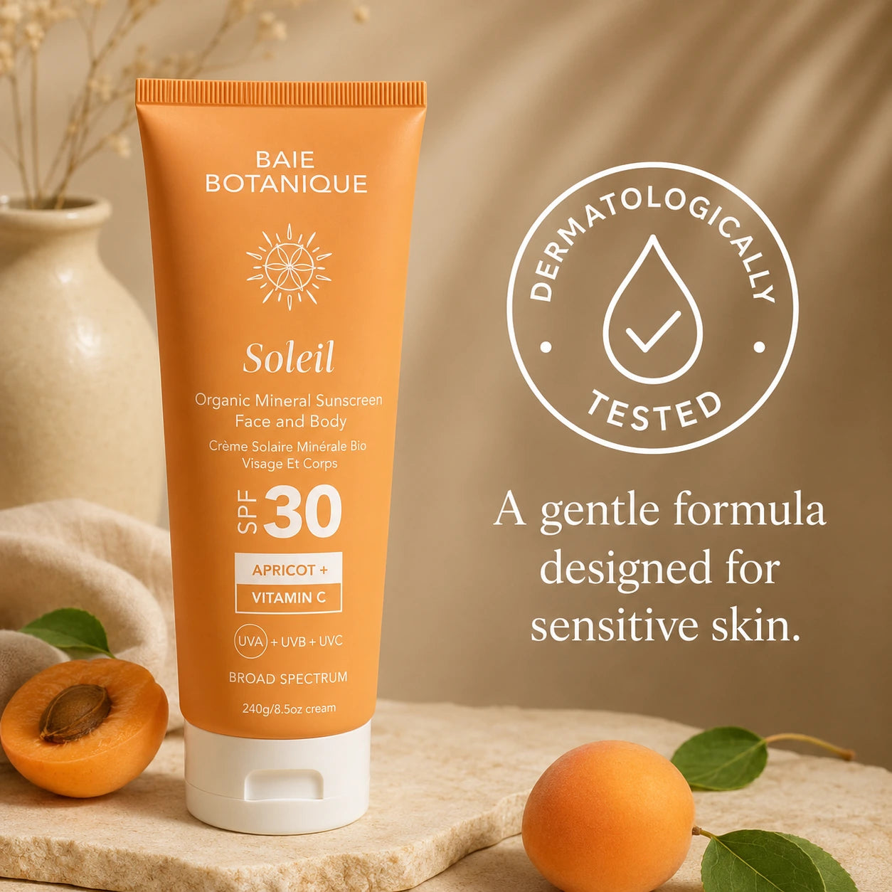 Face & Body Mineral Sunscreen SPF 30 with Vitamin C