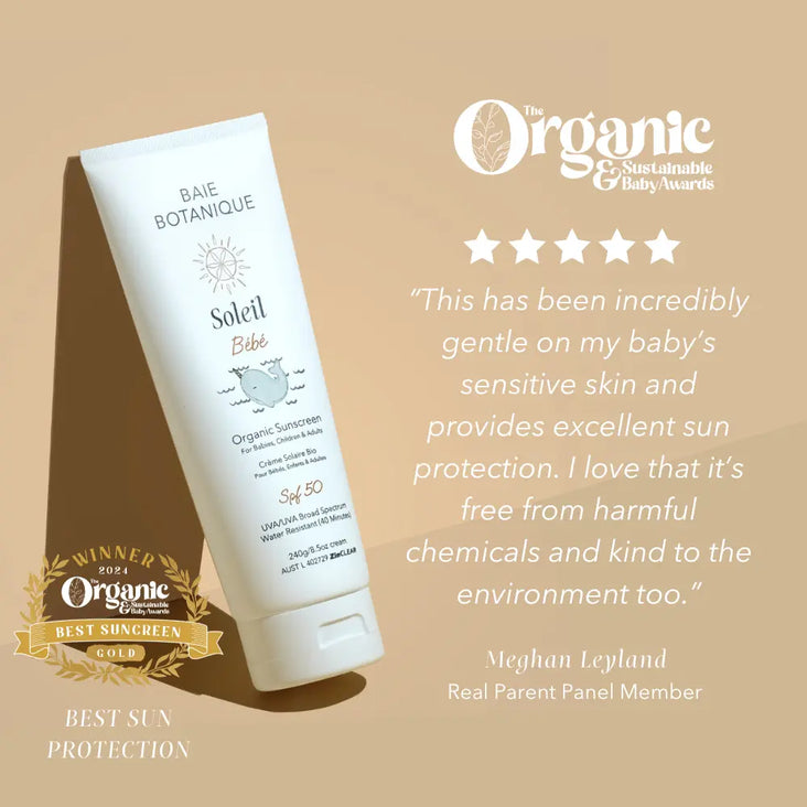 Organic Mineral Sunscreen Baby & Children SPF50
