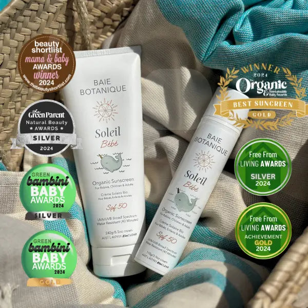 Organic Mineral Sunscreen Baby & Children SPF 50 - 3ml Sample