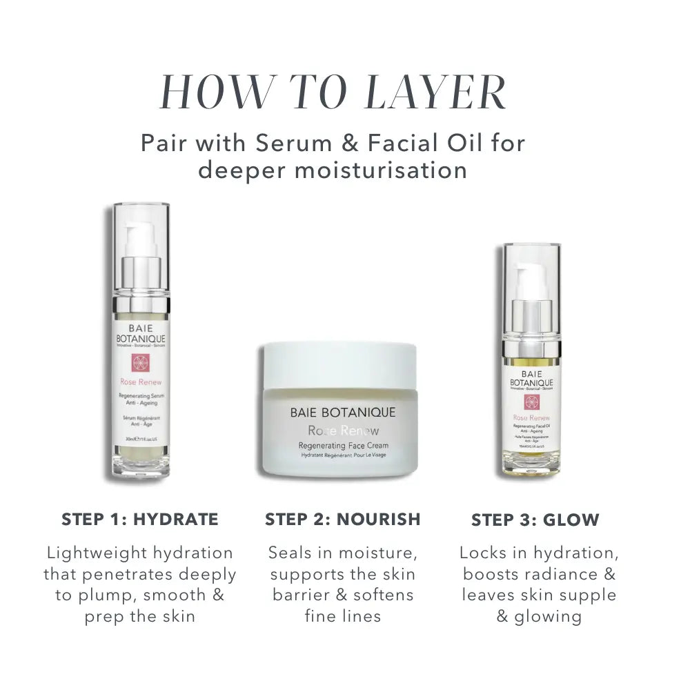 Vegan and cruelty free face cream formulated with natural botanical ingredients