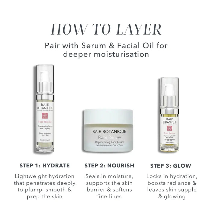 Vegan and cruelty free face cream formulated with natural botanical ingredients