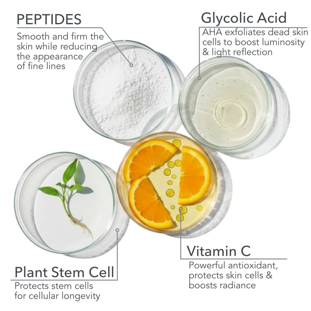 Organic rose water and botanical ingredients in Baie Botanique Rose Renew face cream