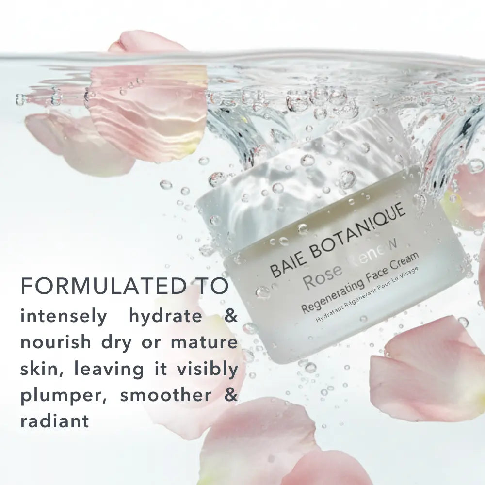 Benefits of Rose Renew Regenerating Face Cream for hydration and skin renewal