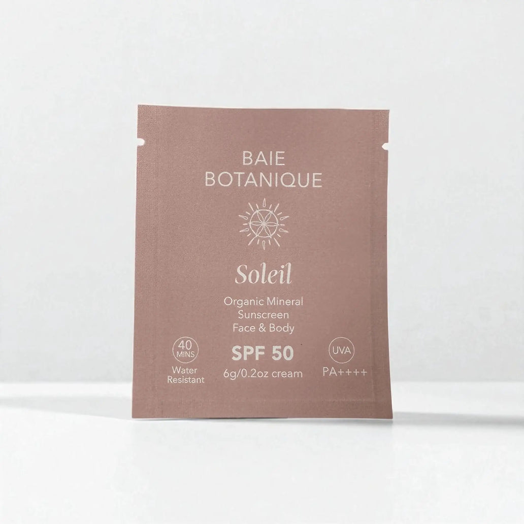 Organic Mineral Face & Body Sunscreen SPF50 6g Sachet