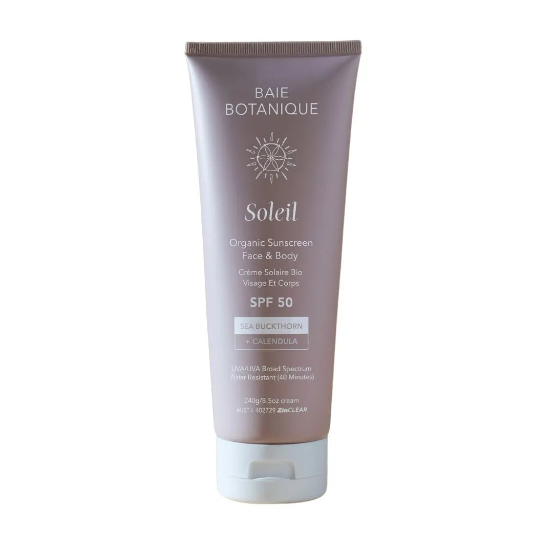Baie Botanique Soleil Face & Body Sunscreen Sunscreen Baie Botanique™ | Organic and Vegan Skincare 240g 