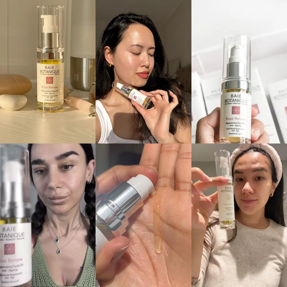 Vegan cruelty-free natural facial oil with rich omega blend by Baie Botanique