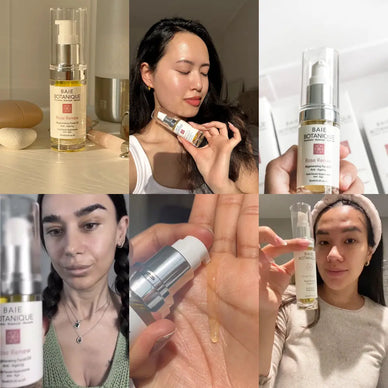 Vegan cruelty-free natural facial oil with rich omega blend by Baie Botanique