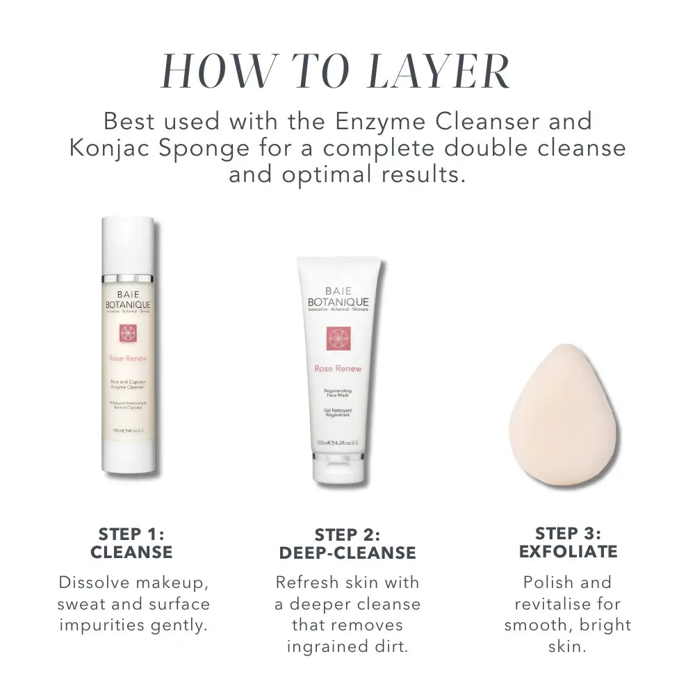 How to use Rose Renew Face Wash in a skincare routine