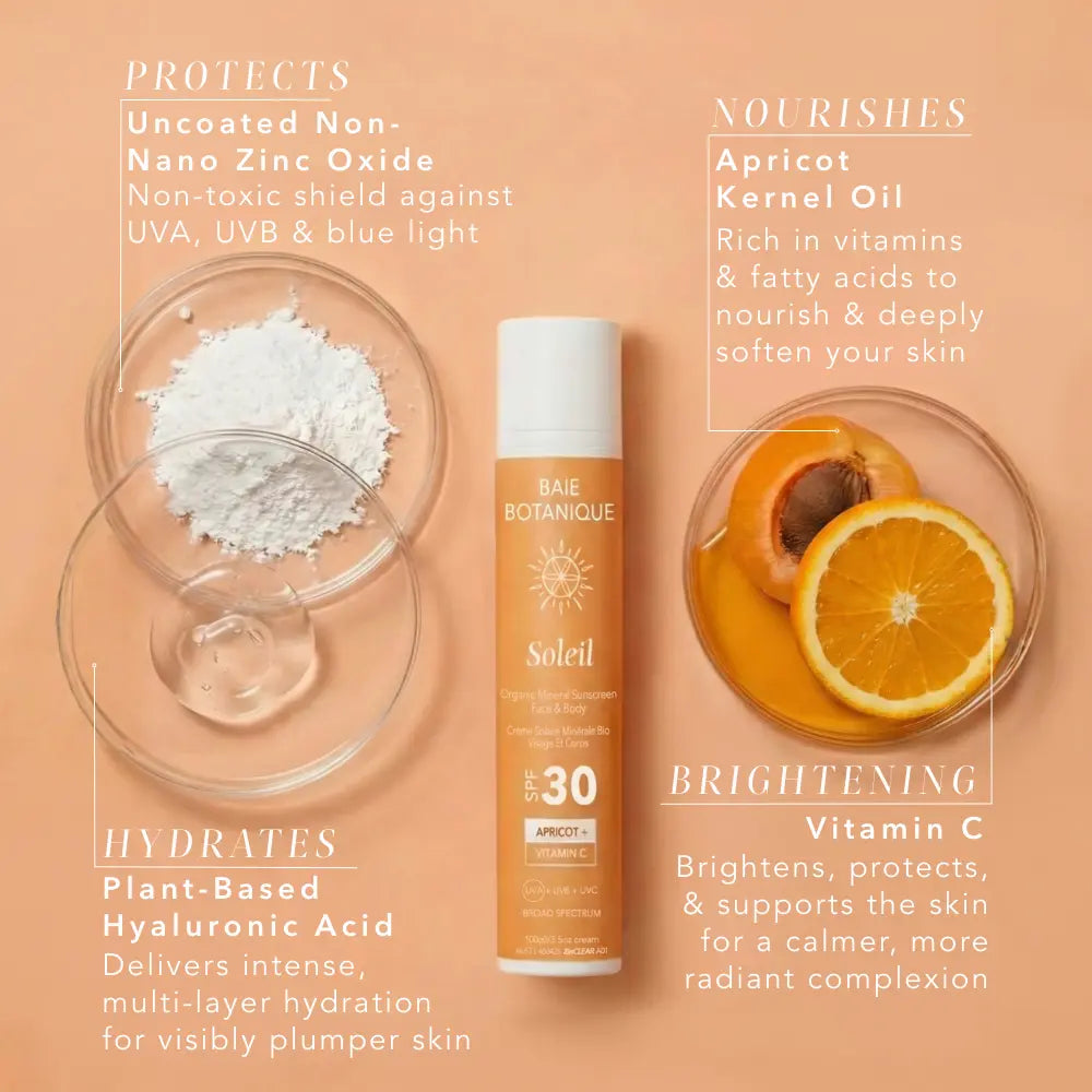 mineral sunblock key ingredients spf 30