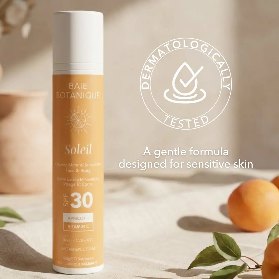 natural sunscreens with spf 30 peta certified
