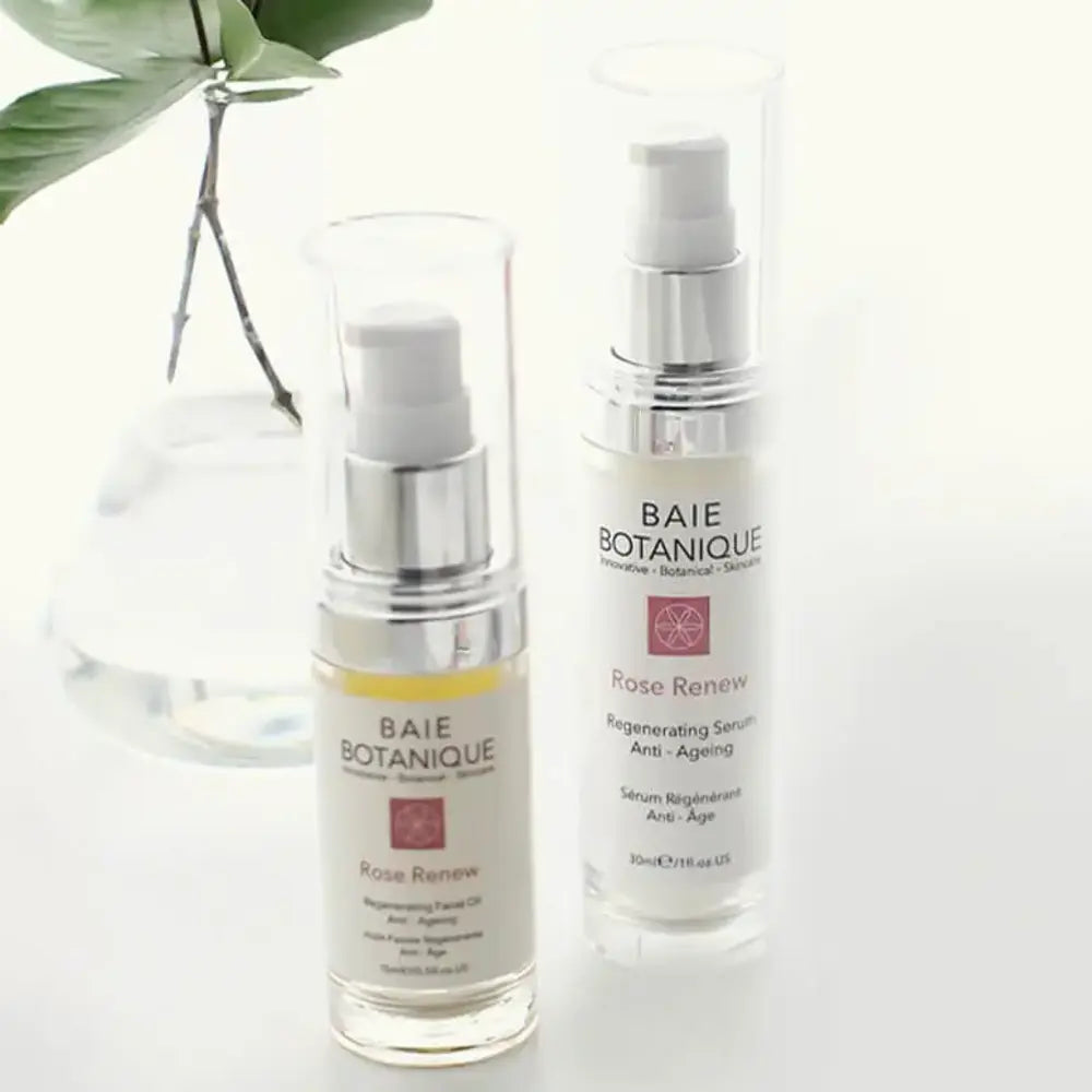 baie botanique rose renew anti-aging hydrate glow bundle